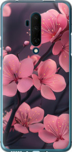 Чехол Пурпурная сакура для OnePlus 7T Pro