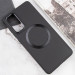 TPU чохол Bonbon Metal Style with Magnetic safe на Samsung Galaxy A35 (Чорний / Black) в магазині vchehle.ua