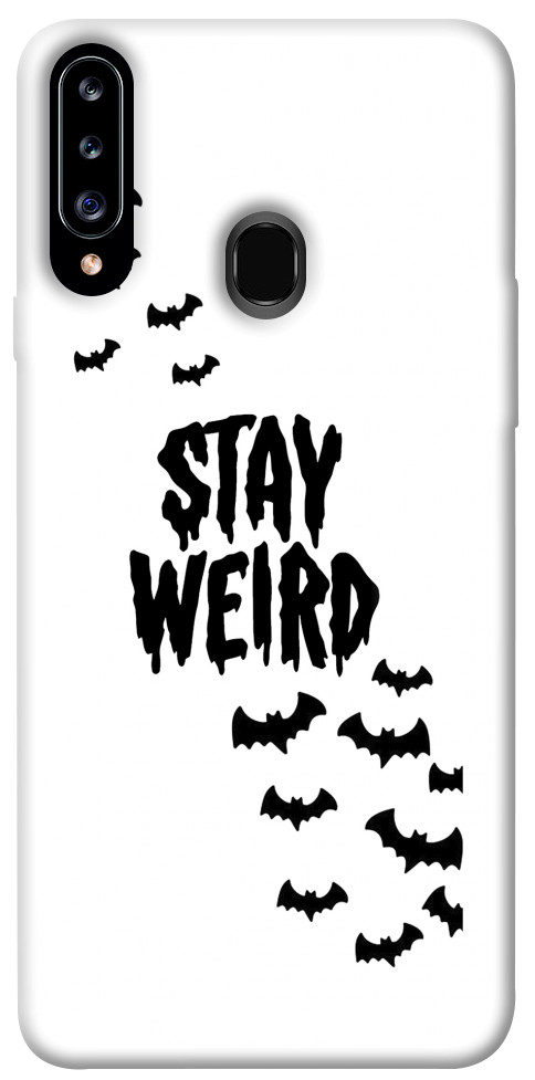 Чехол Stay Weird для Galaxy A20s (2019)