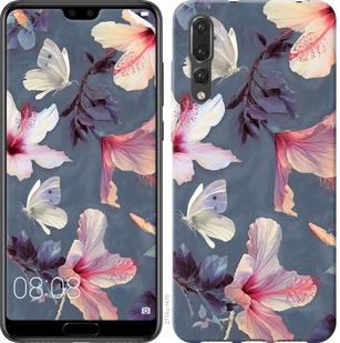 

Чехол Нарисованные цветы для Huawei Nova 4 698157