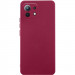 Чохол Silicone Cover Lakshmi Full Camera (AA) на Xiaomi Mi 11 Lite (Бордовий / Marsala)