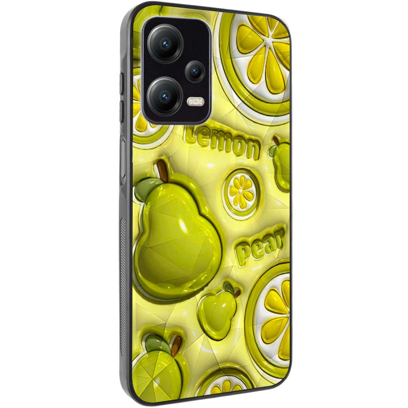 TPU+PC чехол Prisma Fluffie для Xiaomi Poco X5 5G / Note 12 5G (Lemon)