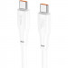 Дата кабель Hoco X93 Force Type-C to Type-C 60W (1m) (White)