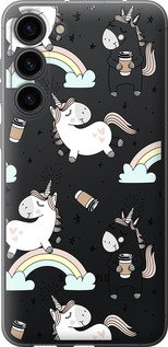 

Чехол Единорог и кофе для Samsung Galaxy S23 Plus 1607383