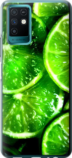Чехол Зелёные дольки лимона для Infinix Note 10