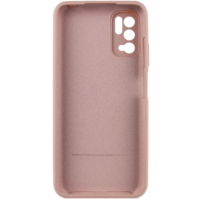 Фото Чехол Silicone Cover Full Camera (AA) для Xiaomi Redmi Note 10 5G / Poco M3 Pro (Розовый / Pink Sand) на vchehle.ua