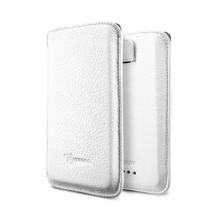 # Кожаный чехол (футляр) SGP Crumena Leather Pouch Series для HTC One X/Evo 4G (Белый / White)