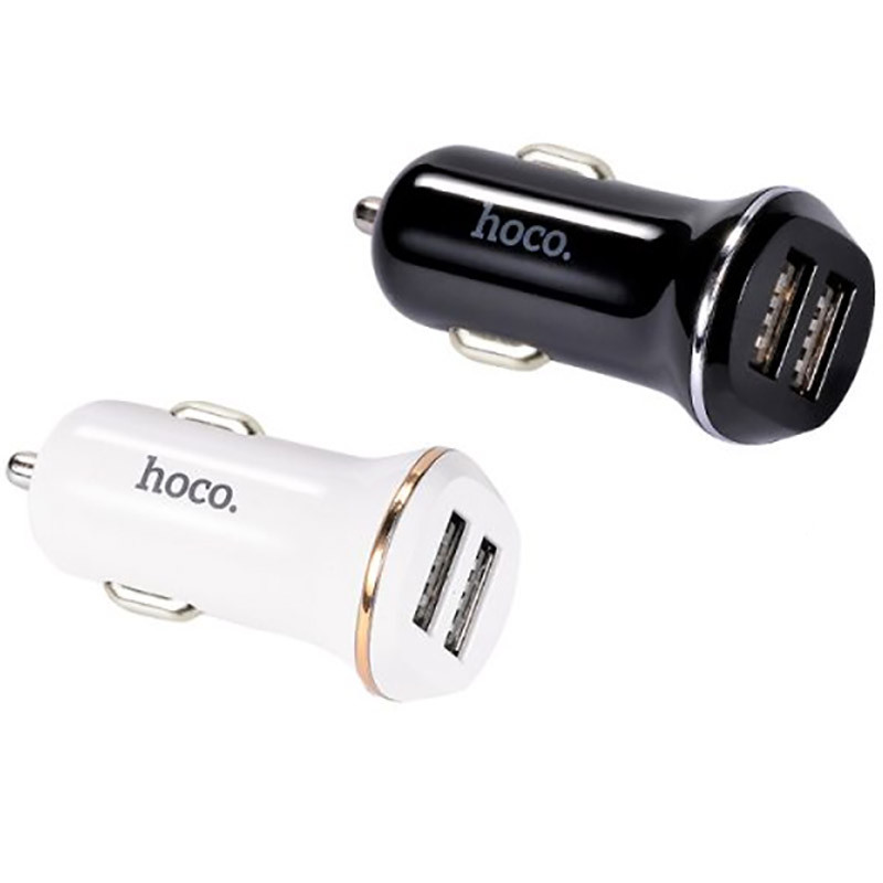 АЗУ Hoco Z1 2.1A (2USB-A) + кабель USB to Lightning