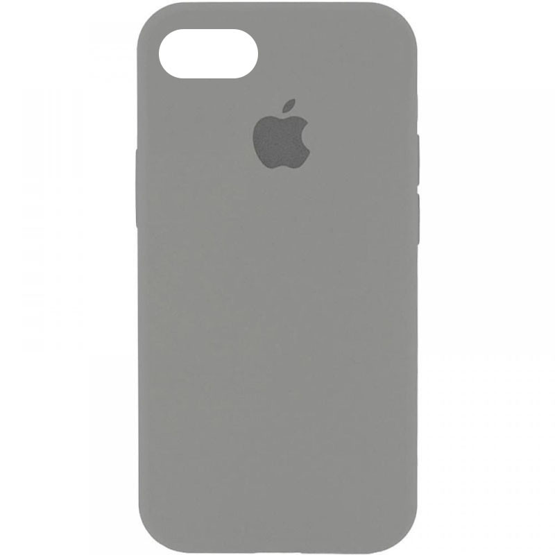 Чехол Silicone Case Full Protective (AA) для Apple iPhone 7 / 8 / SE (2020) (4.7") (Серый / Pewter)