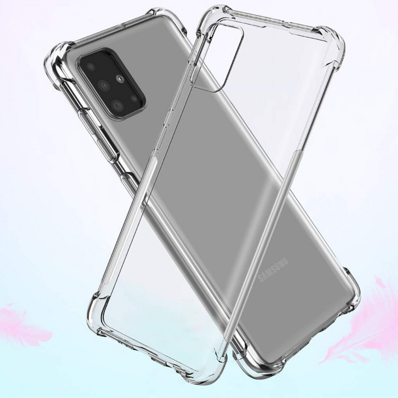 Фото TPU чехол Epic Ease с усиленными углами для Samsung Galaxy A51 (Бесцветный (прозрачный)) на vchehle.ua