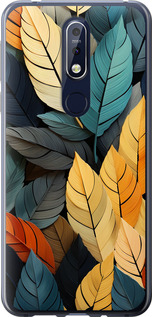 

Чехол Кольорове листя для Nokia 7.1 1629768