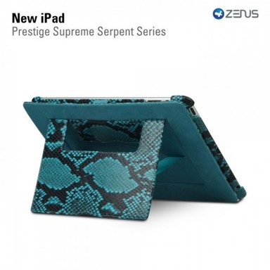 Кожаный чехол Zenus Prestige Supreme Serpent Series для Apple New iPAD 3 / iPad 2 