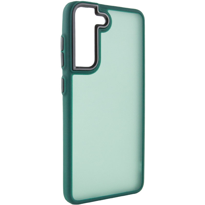 Чохол TPU+PC Lyon Frosted на Samsung Galaxy S21 FE (Green)