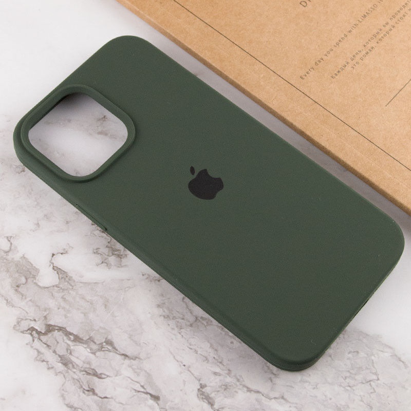 Чохол Silicone Case Full Protective (AA) на Apple iPhone 13 Pro (6.1") (Зелений / Cyprus Green) в магазині vchehle.ua