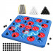 Фото Настольная интерактивная игра Ummi ME-194 Magnetic Chess Game 5 in a Row (Blue) на vchehle.ua
