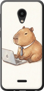 Чехол Funny Capybara CEO Working для Meizu C9