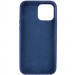 Фото Чохол Silicone Case Full Protective (AA) NO LOGO на Apple iPhone 16 Pro Max (6.9") (Синій / Deep navy) в маназині vchehle.ua