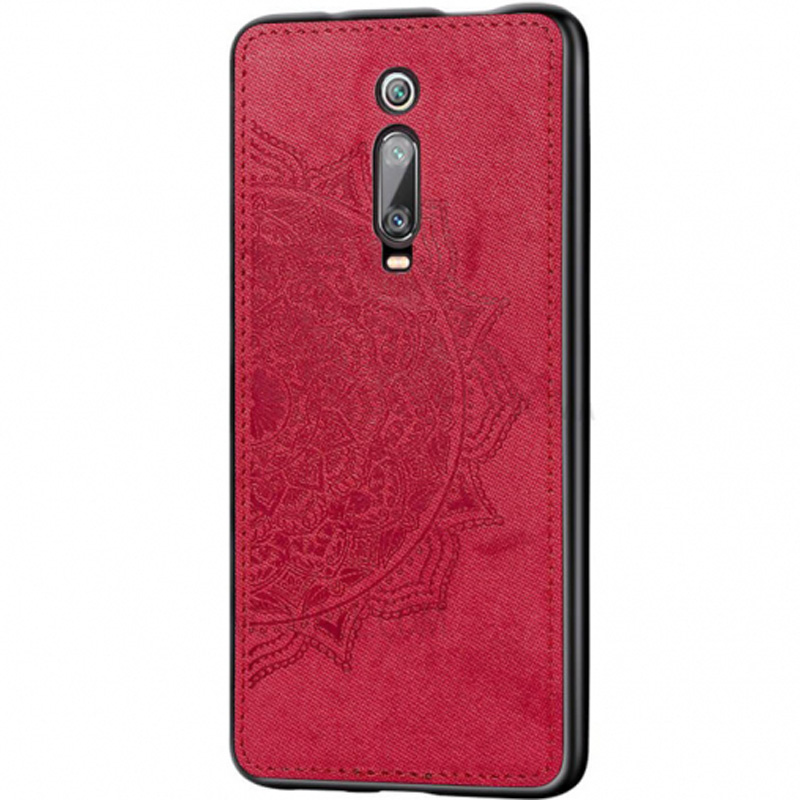 

TPU+Textile чехол Mandala с 3D тиснением для Xiaomi Redmi K20 Pro (Красный) 718031