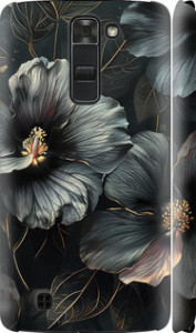 Чохол Чорні квіти на LG K7
