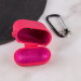 Силіконовий футляр з мікрофіброю для навушників Airpods 1/2 (Червоний / Rose Red) в магазині vchehle.ua