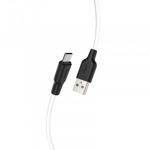 Дата кабель Hoco X21 Plus Silicone MicroUSB Cable (0.25m)
