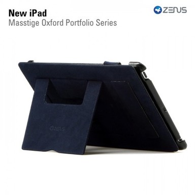 Кожаный чехол (2 цвета) Zenus Masstige Oxford Portfolio  Series для New iPad 3 / iPad 2