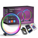 Настільна LED лампа RGB Intelligent circular atmosphere light Bluetooth USB with app (Black)