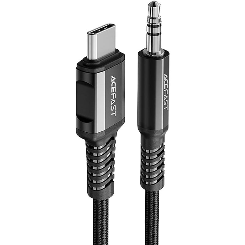 Аудио кабель Aux Acefast C1-08 (Type-C to AUX 3.5mm) (1m)