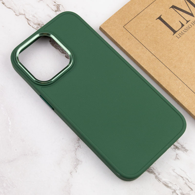 TPU чехол Bonbon Metal Style для Apple iPhone 13 Pro Max (6.7") (Зеленый / Army green) в магазине vchehle.ua