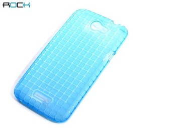 # TPU чехол ROCK Magic Cube для HTC One X (Голубой / Transparent blue)