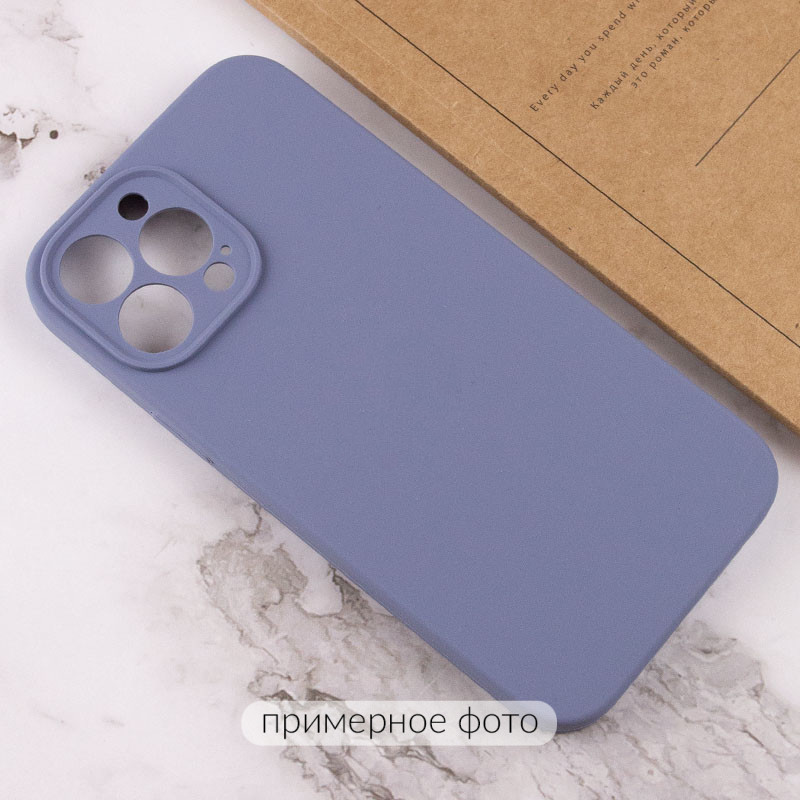 Фото Чехол Silicone Case Full Camera Protective (AA) NO LOGO для Apple iPhone 16 (6.1") (Серый / Lavender Gray) в магазине vchehle.ua