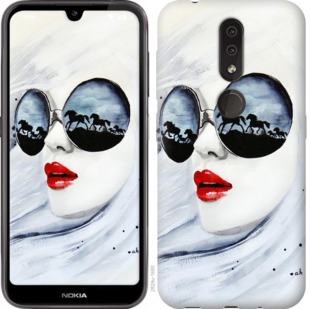 

Чехол Девушка акварелью для Nokia 4.2 763576