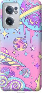Чехол Розовая галактика для OnePlus Nord CE 2