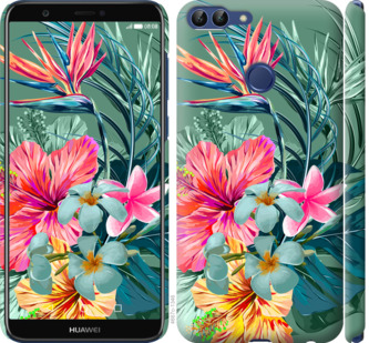 

Чохол Тропічні квіти v1 для Huawei P smart 845216