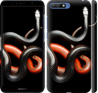 

Чохол Червоно-чорна змія на чорному тлі на Huawei Honor 9 782232