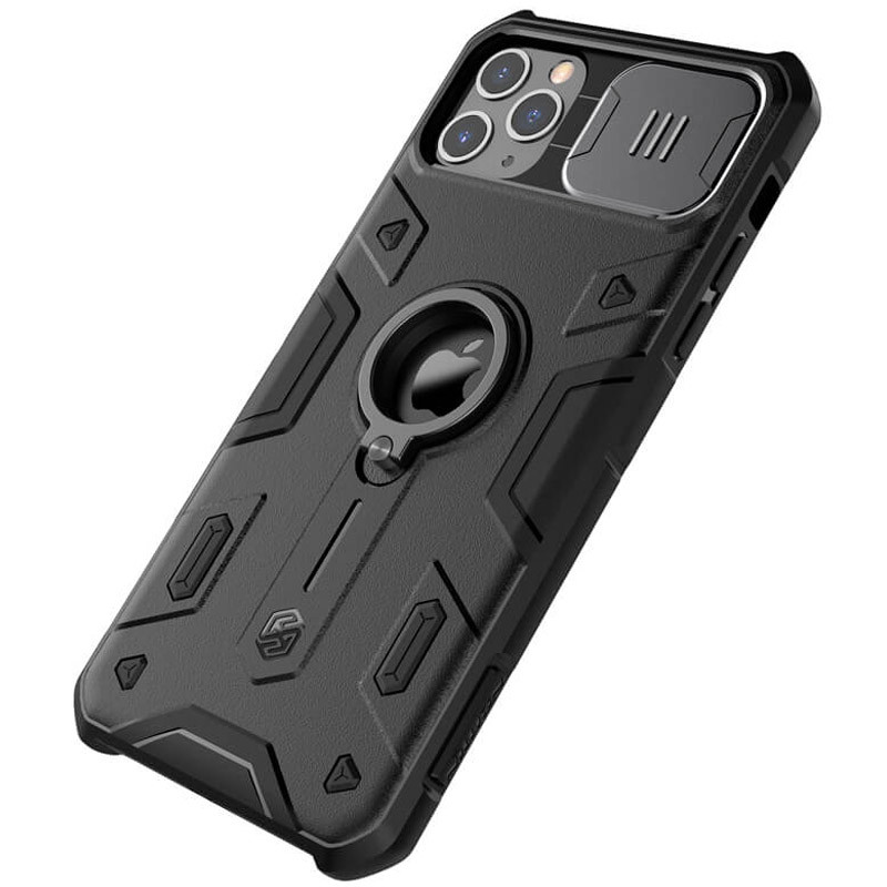 TPU+PC чохол Nillkin CamShield Armor (шторка на камеру) на Apple iPhone 11 Pro Max (6.5") (Чорний) в магазині vchehle.ua