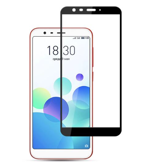 

Защитное цветное стекло Mocolo (CP+) на весь экран для Meizu M8c (Черный) 661358