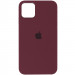 Чехол Silicone Case Full Protective (AA) для Apple iPhone 13 (6.1") (Бордовый / Plum)