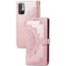 Кожаный чехол (книжка) Art Case с визитницей для Xiaomi Redmi Note 10 5G / Poco M3 Pro (Розовый)