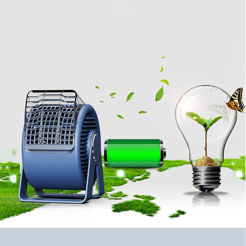 Замовити Настільний вентилятор F7-B Snail 2200mAh (Blue) на vchehle.ua