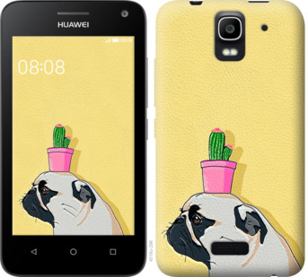 

Чохол Мопс з кактусом на Huawei Ascend Y3C 795837