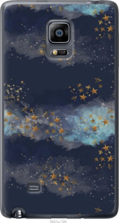 

Чохол Ночь золотые звезды для Samsung Note Edge SM-N915 1405967