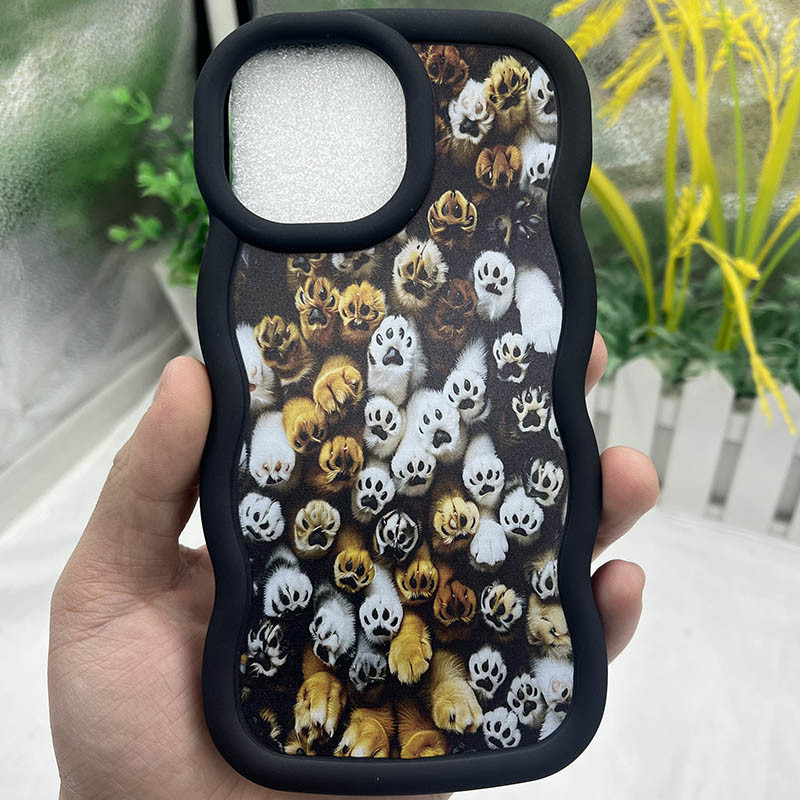 Фото Чохол TPU Cloudy Pictures на Apple iPhone 15 (6.1") (Paws) на vchehle.ua