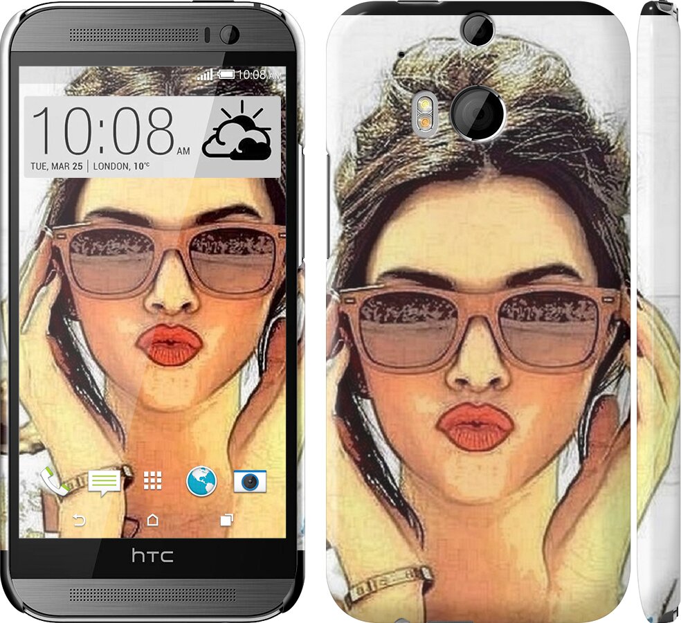 

Чехол Девушка_арт для HTC One M8 111066