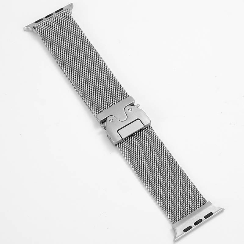 Фото Ремінець Milanese Loop New Design для Apple Watch 38/40/41/42mm (Silver) на vchehle.ua