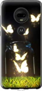 Чехол Бабочки для Motorola Moto G7