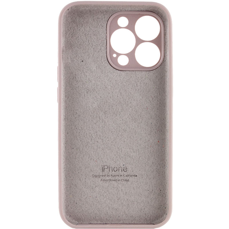 Фото Чохол Silicone Case Full Camera Protective (AA) на Apple iPhone 14 Pro (6.1") (Сірий / Lavender) на vchehle.ua