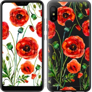 

Чохол Намальовані маки на Motorola One 744231