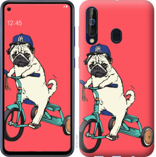 

Чехол Мопс на велосипеде для Samsung Galaxy A60 2019 A606F 741624