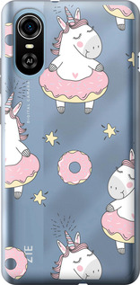 Чехол Единорожки для ZTE Blade A31 Plus